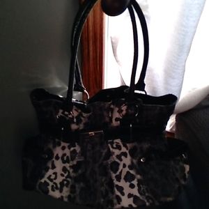 leopard print purse